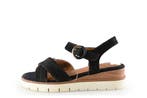 Tamaris Sandalen in maat 37 Blauw, Tamaris, Sandalen of Muiltjes, Zo goed als nieuw, Verzenden