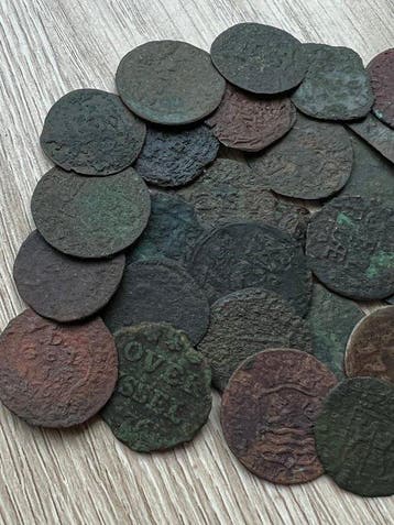Nederland, Provinciale munten Lot 17e en 18e eeuwse Duiten