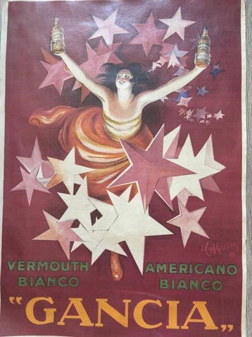 Leonetto Cappiello - Gancia Vermouth Bianco / Americano