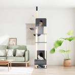 vidaXL Kattenmeubel vloer tot plafond 277-303 cm donkergrijs, Dieren en Toebehoren, Verzenden, Nieuw