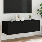 Tv-meubel LED Zwart | 56% Korting | Retour deal, Huis en Inrichting, Kasten |Televisiemeubels, 100 tot 150 cm, Verzenden, Zo goed als nieuw