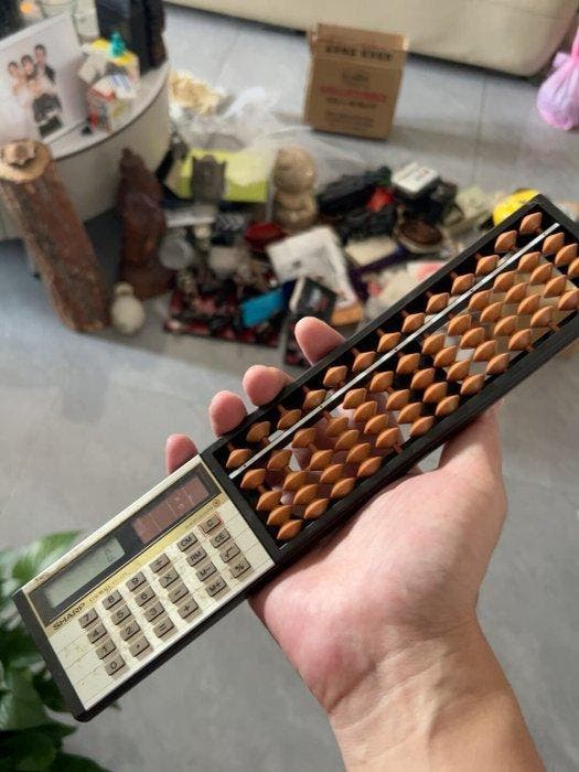 Sharp - Rekenmachine - 1970-1980 - EL-429 Abacus, Games en Spelcomputers, Spelcomputers | Overige Accessoires