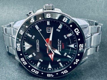 Seiko - Sportura Kinetic GMT - Zonder minimumprijs -