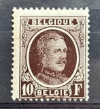 Belgique 1922 - 10F brun foncé, avec Curiosité « Houyoux en