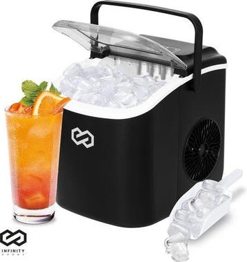 2dekans | Infinity Goods IJsblokjesmachine - 1,3L - Met, Ophalen of Verzenden