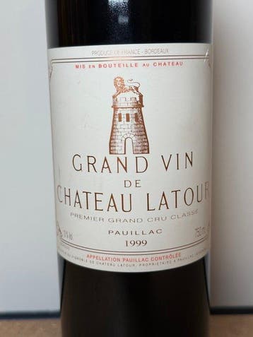 1999 Chateau Latour - Pauillac Premier Grand Cru Classé - 1, Collections, Vins