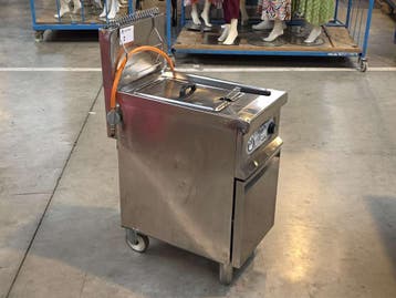 Inox verrijdbare gasfriteuse ELFRAMO GW20T, Zakelijke goederen, Nieuw in verpakking