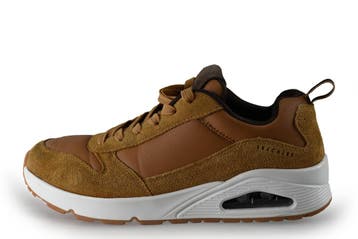 Skechers Sneakers in maat 45 Bruin, Kleding | Heren, Bruin, Verzenden, Zo goed als nieuw, Skechers