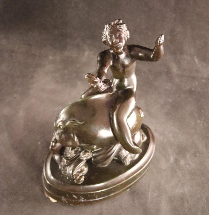 Just Andersen ( 1884 - 1943) - Beeld, The Sea Boy - 26 cm, Antiek en Kunst, Kunst | Designobjecten