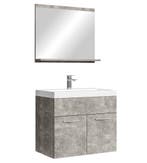 Badkamermeubel Montreal Set 02 60 x 35 cm Beton Grijs, Verzenden, Nieuw