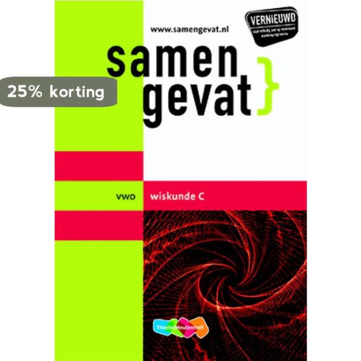 Samengevat Vwo Wiskunde C / Wiskunde C 9789006078817, Livres, Livres scolaires, Envoi