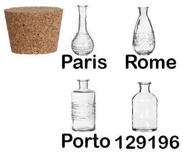 Kurken / stop voedselproof voor flesjes paris, porto en rome, Hobby en Vrije tijd, Nieuw