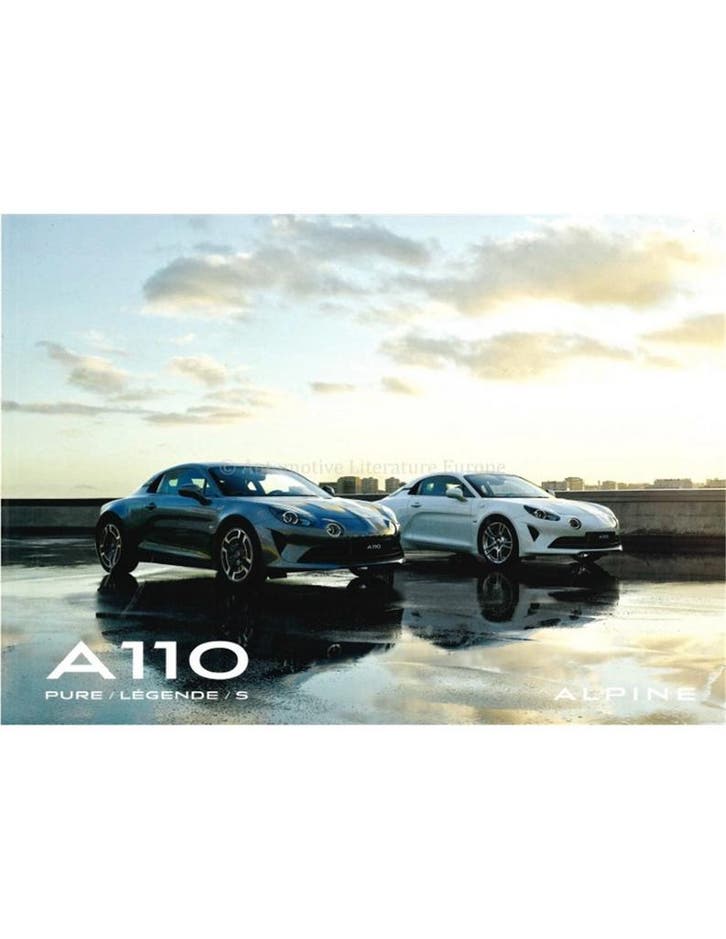 2020 ALPINE A110 BROCHURE DUITS, Livres, Autos | Brochures & Magazines