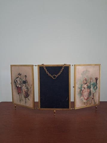 Miroir de table - Laiton