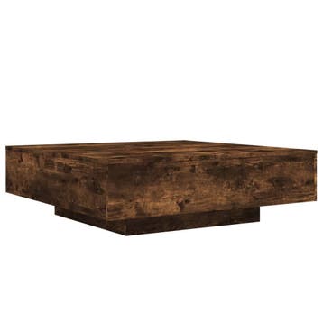 Salontafel Gerookt Eiken | Retour deal | Nu spotgoedkoop, Gebruikt, 50 tot 100 cm, Verzenden, Vierkant