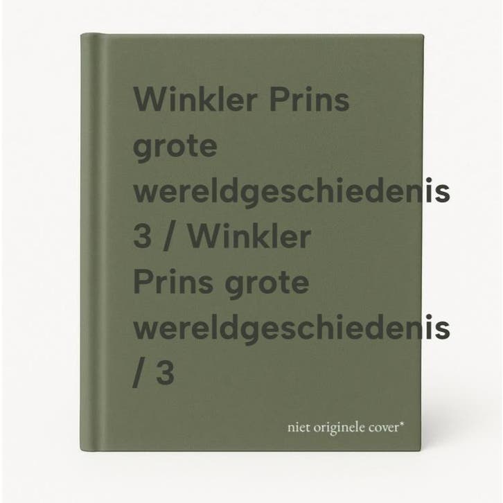 Winkler Prins grote wereldgeschiedenis 3 / Winkler Prins, Boeken, Overige Boeken, Gelezen, Verzenden
