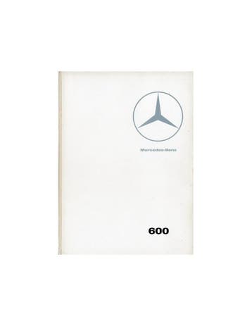 1966 MERCEDES BENZ 600 BROCHURE FRANS