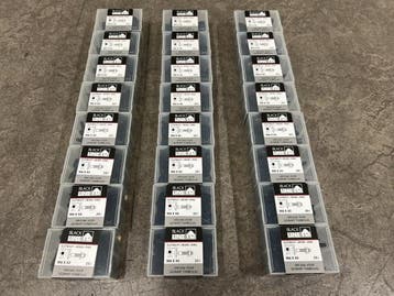 Veiling - Blackline slotbouten M6 met moer en sluitring set, Nieuw