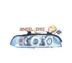 Phares Pour Bmw Série 5 E39 95-00 Angel Eyes Chromé Ccfl, Verzenden