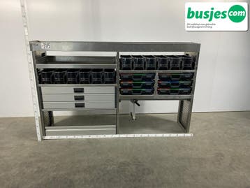 Aluca bedrijfswageninrichting 2040x420x1150mm (3195), Verzenden