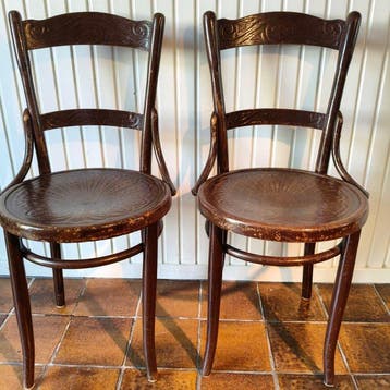 Bijzetstoel (2) - Beuken - Thonet style Horeca stoel