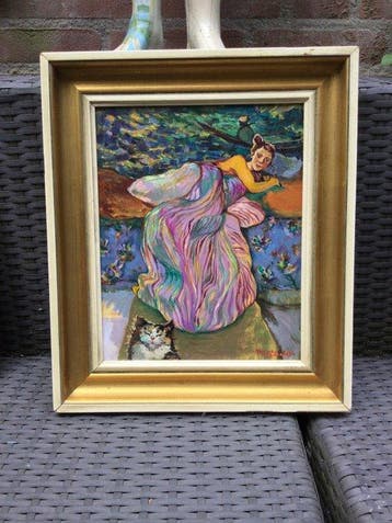 Borgen Lindhardt (1974) - Fauvistisch kimono meisje