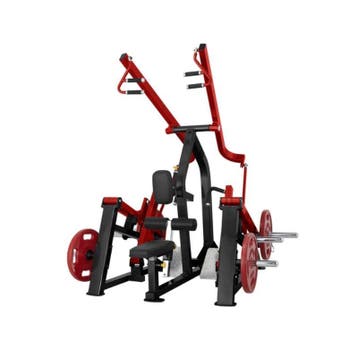 STEELFLEX PLATE LOAD LAT PULL DOWN SEATED ROW, Verzenden, Nieuw, Metaal, Rug