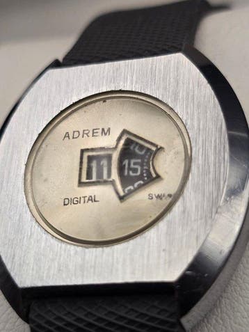ADREM - Jump Watch - Mechanical - Rare 1970s Driver Style -