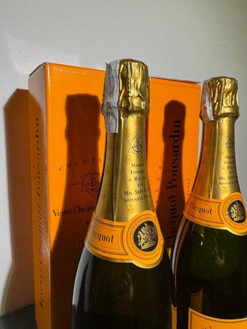 Veuve Clicquot Ponsardin - Champagne Brut - 2 Flessen (0.75, Nieuw