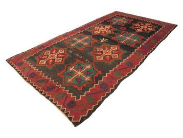 Afghan - Kelim - 303 cm - 158 cm - Alter Afghan Kelim