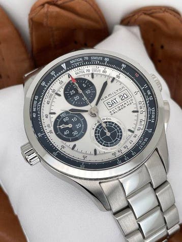 Hamilton - Khaki X-Patrol Chronograph Automatic - Sans prix, Handtassen en Accessoires, Nieuw