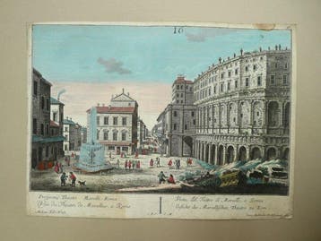 Italië - Rome; G.B. Probst. - Prospectus Theatri Marcelli,