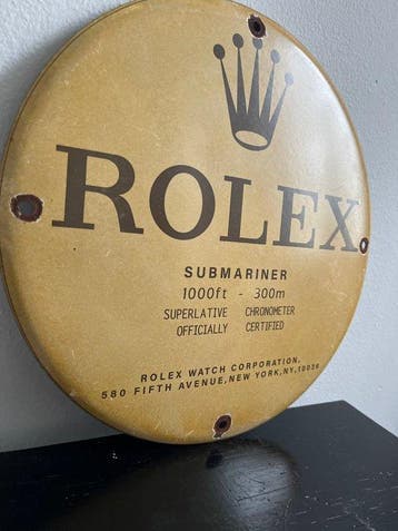 Rolex - Emaille bord - Emaille