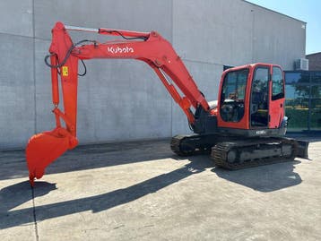 Veiling: Rupsgraafmachine Kubota KX185-3 2015, Ophalen