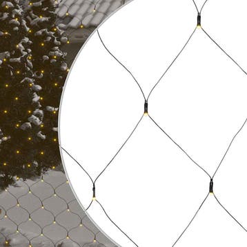 vidaXL Kerstnetverlichting 204 LEDs binnen en buiten 3x2 m, Verzenden, Nieuw