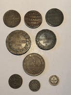 . Italië - Pauselijke Staten Pio VI, Pio IX, Gregorio XVI.