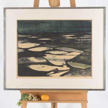 Ru van Rossem (1924-2007) - Bevroren rivier
