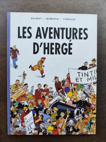 Les Aventures dHergé + dédicace - C - 1 Album - Beperkte, Nieuw