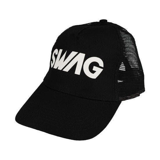 Cap Pet - Verstelbaar - SWAG - Mesh - One Size - Zwart Wit, Kleding | Dames, Hoeden en Petten