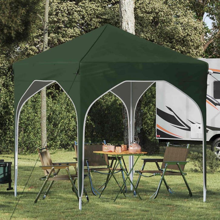 vidaXL Pop-up Feesttent 194 x 194 x 245 cm Groen, Jardin & Terrasse, Tonnelles, Envoi