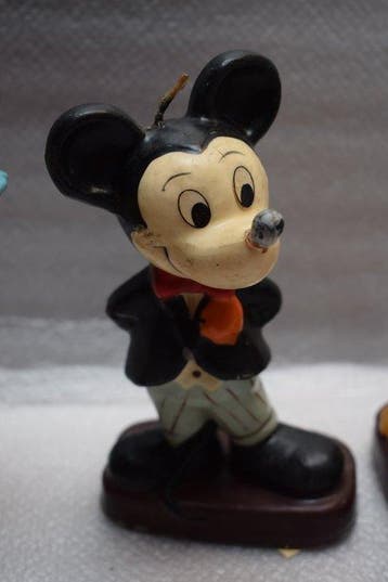 Disney - Beeldje, Vintage Candle Toppers - Disney Mickey, Verzamelen, Nieuw