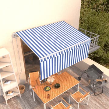 vidaXL Luifel automatisch uittrekbaar met rolgordijn 3x2,5 m, Verzenden, Nieuw