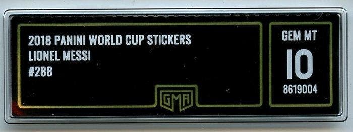 Panini - 2018 - World Cup - GMA 10 - Gem Mint - Lionel Messi, Collections, Autocollants