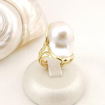 Parel - Argento 925 - Ring - perla edison