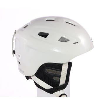 51 52 53 54 55 skihelm/snowboardhelm SMITH VENUE, white, ver, Sport en Fitness, Verzenden, Gebruikt