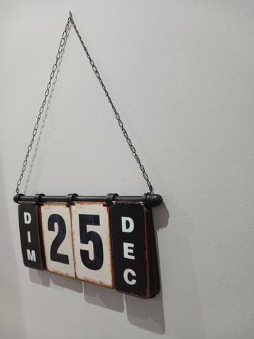 Eeuwigdurende kalender - Calendario perpetuo da parete a, Antiek en Kunst