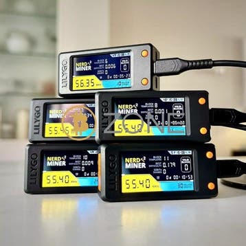 Bitcoin Nerd Lucky Miner v2.0 - T Display S3 - LCD Display, Verzenden, Nieuw