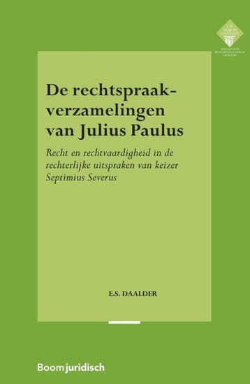 De rechtspraakverzamelingen van Julius Paulus / E.M. Meijers, Livres, Verzenden, Elsemieke Daalder