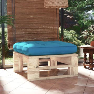 vidaXL Tuinhocker pallet geïmpregneerd grenenhout, Verzenden, Nieuw