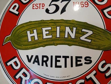Heinz - Heinz Pure Food Producta - Heinz USA - Emaille bord